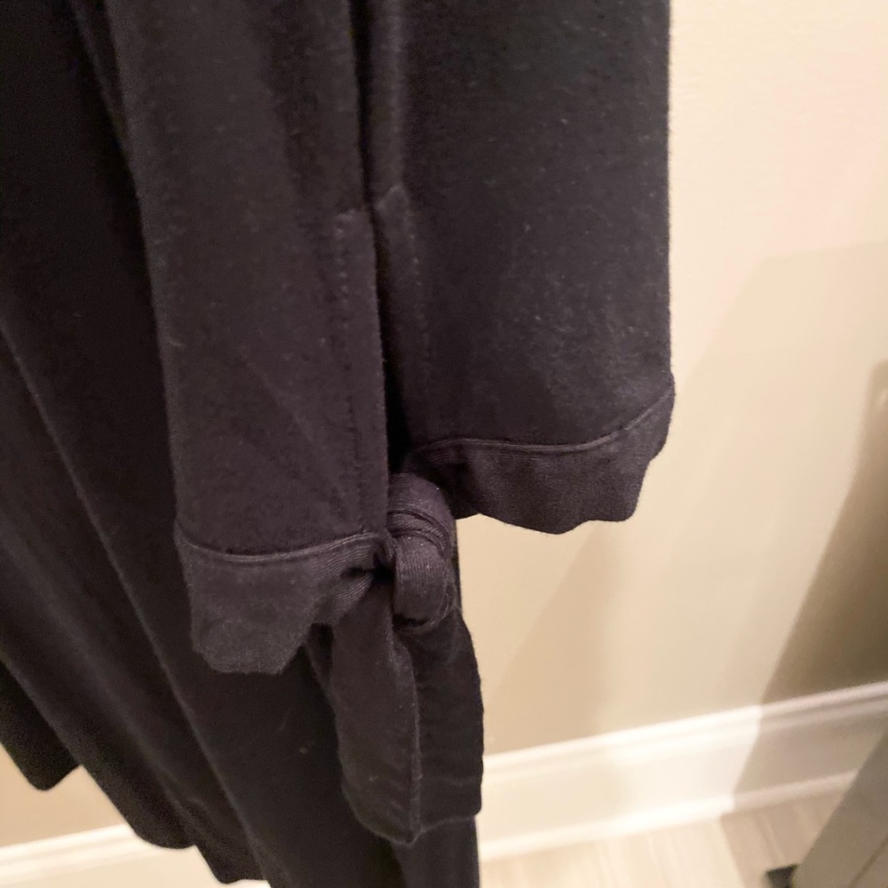 Paraphrase Black Long Sleeve Dress w/ Tie Sleeves - Picture 5 of 5